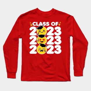 Class of 2023 Funny Kawaii Faces Long Sleeve T-Shirt